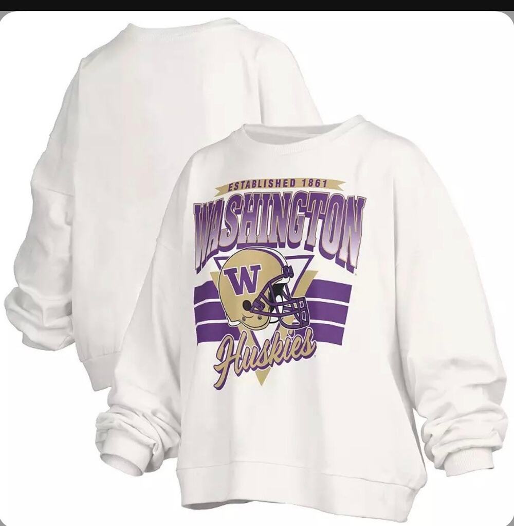 Pressbox Washington Huskies Large NCAA Sweatshirt